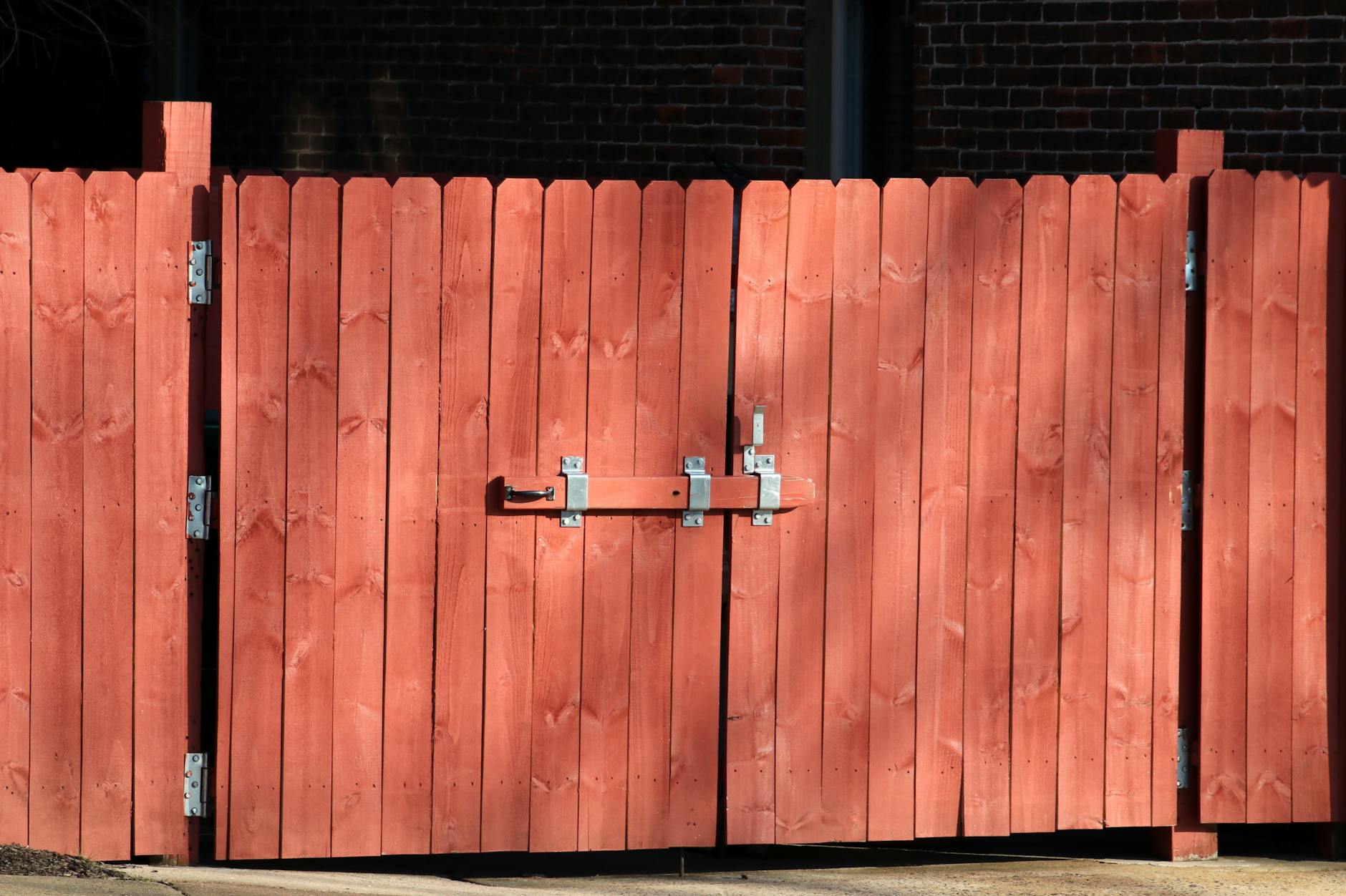 Redwood Fence with Gate